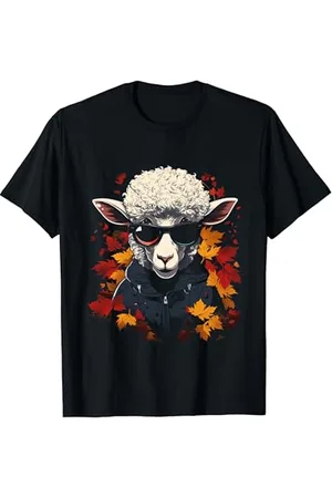@n!mal Lunettes de soleil mouton Illustration graphique Mouton T-Shirt