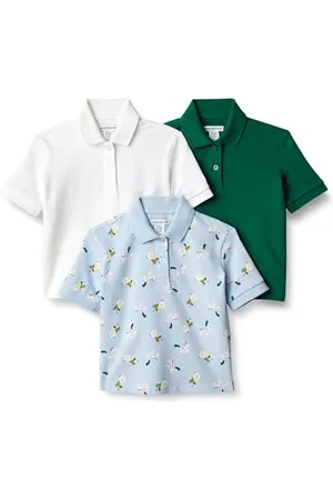 Amazon Polo en Coton avec Élasthanne Bébé Fille, Lot de 3, , 24 Mois