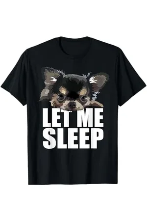 Raf THE ARTIST Designs Chihuahua à poils longs Let Me Sleep Chiwawa pour amoureux des chiens T-Shirt