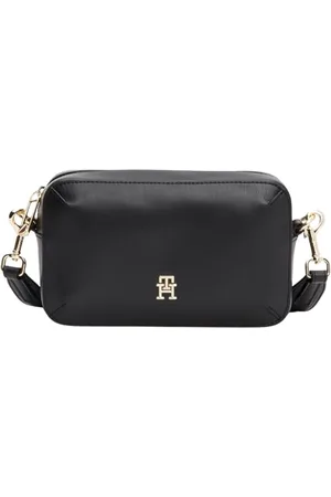 Tommy Hilfiger Sac à Bandoulière Sac Femme Chic Flap Crossover Petit, Noir (Black), Taille Unique