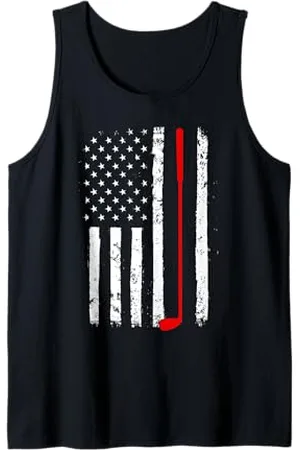 Dank and Funny Meme Apparel American Flag Golf, USA Flag Golf Stripe Débardeur