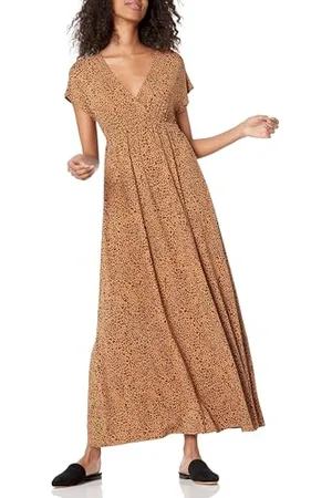 Amazon Robe Longue cintrée (Disponible en Grande Taille) Femme, , L
