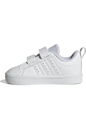 adidas Mixte bébé VS Pace 2.0 Shoes Infants Chaussures de Tennis, FTWR White/FTWR White/Core Black, 19 EU
