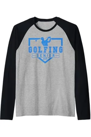 Class of 2026 Graduation Shirts Golf Senior Golf de nuit Senior 2026 Graduation 78 Manche Raglan