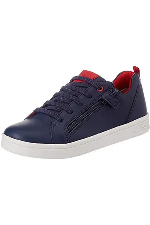 Geox J DJRock Boy D, Baskets Garçons, Bleu (Navy), 30 EU