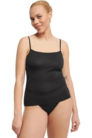 Sloggi Ever Ease Spaghetti Shirt Femme, Black, L