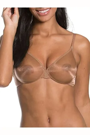Gossard 6271 Glossies Soutien-Gorge Transparent avec Armatures Beige 90D