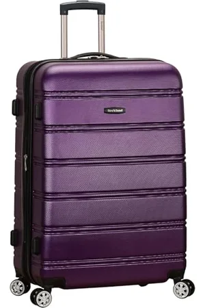 Rockland Melbourne Valise Rigide Extensible à roulettes pivotantes, Checked Medium 24"