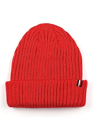 Tommy Hilfiger Bonnet côtelé pour Femme, , Taille Unique