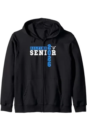 Class of 2026 Graduation Shirts Golf Senior Golf de nuit Senior 2026 Graduation 77 Sweat à Capuche