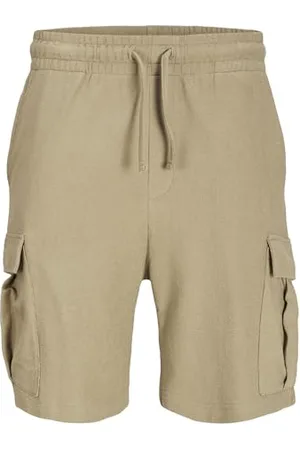 JACK & JONES Sweat Jpstgordon Loui Short de Sport LNG, Kaki, XXL Hommes