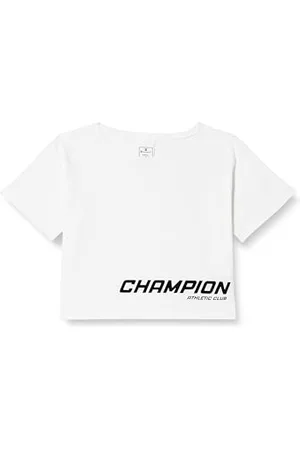 Champion Athletic Club W Crop Oversized S/L T-Shirt, , Medium Femme