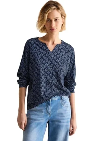 CECIL B322604 T-Shirt avec imprimé Minimal, , L Femmes