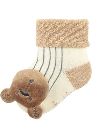 Sterntaler Chaussettes hochet pour bébé Ours, , 16 Mixte