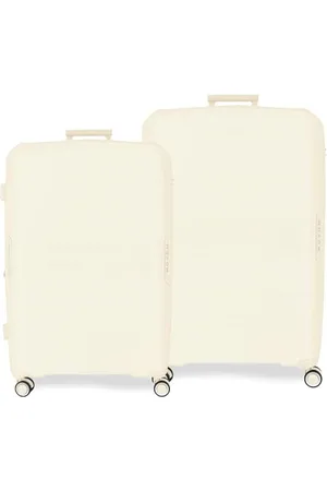 MOVOM Inari Jeu de valises Blanches 68/78 cm Rigide 8 kg Fermeture TSA intégrée Polypropylène 8 kg 189L Extensible, , Talla única, Jeu de valises