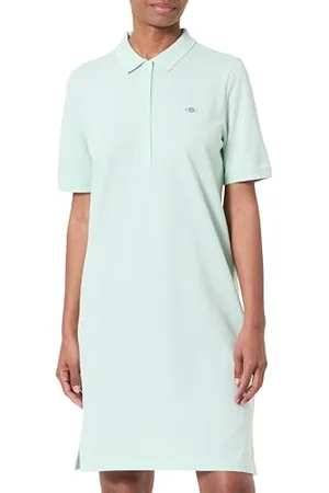 GANT Shield SS Pique Polo Dress Robe, , L Femmes