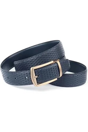 Anthoni Crown Wendegurtel Flecht in Dubkelblau We4nnw80bl Ceinture, , 100 cm Hommes