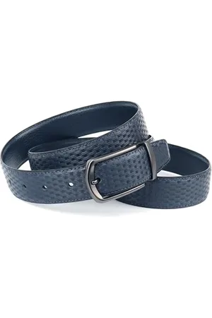 Anthoni Crown Wendegurtel in Dunkelblau 3nnw80bl Ceinture, , 110 cm Hommes