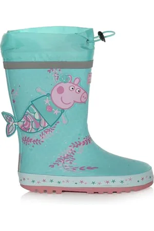 Regatta Peppa Pig Puddle Welly en caoutchouc avec cordon de serrage