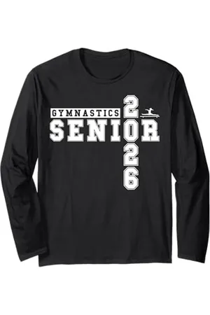 Class of 2026 Graduation Shirts Gymnastique Senior Nuit Gymnastique Senior 2026 Graduation 3 Manche Longue