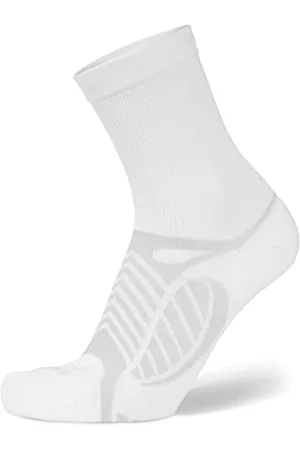 Balega Unisex Ultralight Crew Chaussettes de Course/Running Sock, Blanc, X-Large, EU Taille 46-48.16