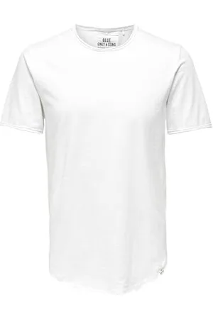Only & Sons ONSBENNE Life LONGY SS Tee NF 7822 T-Shirt, Blanc éclatant, M Homme