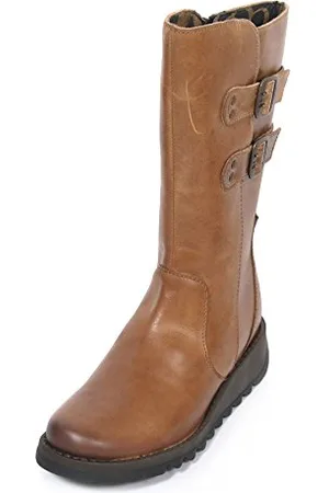 Fly London Suli Rug, Bottes hommes femme, Braun (Camel), EU 36 (UK 3)
