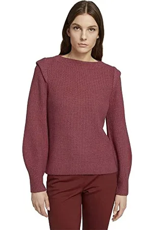 TOM TAILOR 1027522 Pull avec épaulettes Femme , ,M