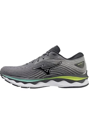 Mizuno Chaussures de Course Wave Sky 6 pour Homme, Abat-Jour Silencieux - Argenté, 45 EU