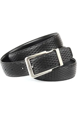 Anthoni Crown Wendegurtel Flecht in Schwarz We1nnw10sc Ceinture, , 95 Hommes