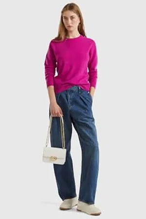 Benetton Maglia G/C M/L 1002d1k01 Sweater, , L Femme
