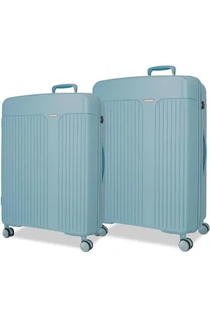 MOVOM Jeu de valises Bleues 68/78 cm Rigide 8,6 kg Fermeture TSA Polypropylène 8,6 kg 180 LExtensible, , Talla única, Jeu de valises