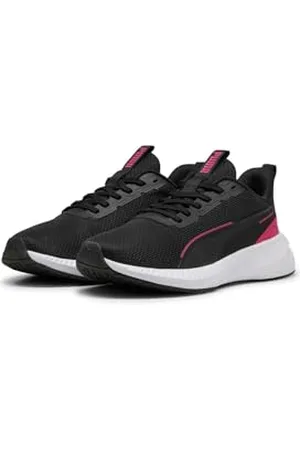 PUMA Mixte Flyer Lite 3 Chaussure de Course sur Route, Black Pink, 43 EU