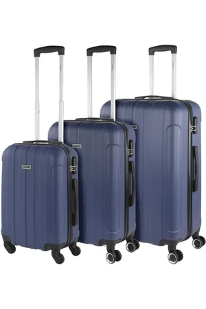 Itaca Valises. Lot de Valise Rigides 4 roulettes - Valise Grande Taille, Valise soute Avion, Bagages pour Voyages.Ensemble Valise Voyage. Verrouillage à Combinaison
