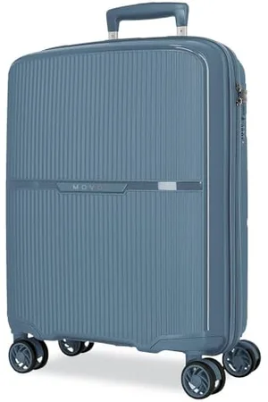 MOVOM Noon Valise Cabine Bleue 38 x 56 x 20 cm Rigide 2,8 kg Fermeture TSA Polypropylène 2,8 kg 38,2 L Bagage à Main, , Talla única, Valise Cabine