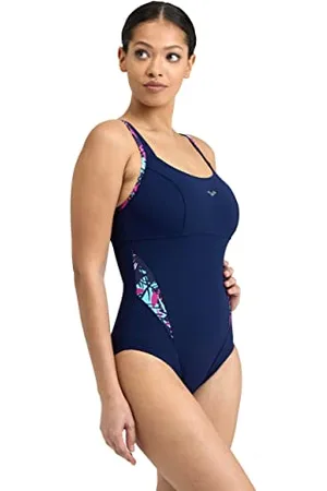 Arena Maillot de Bain Bodylift Francy Strap Back Bonnet B pour Femmes