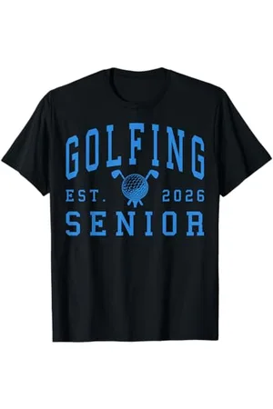 Class of 2026 Graduation Shirts Golf Senior Golf de nuit Senior 2026 Graduation 80 T-Shirt