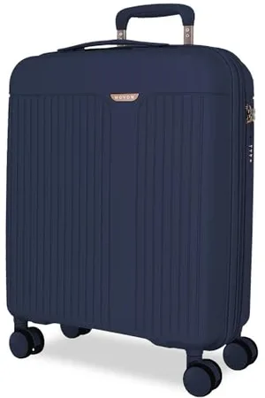 MOVOM Valise de Cabine Bleue 40 x 55 x 20 cm Rigide 2,8 kg Fermeture TSA Polypropylène 2,8 kg 44 LExtensible Bagage à Main, , Talla única, Valise Cabine