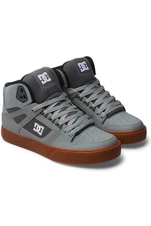 Dcshoes Homme Pure High-Top WC Basket, Gris/Blanc/Gris, 42 EU
