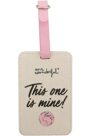 Mr Wonderful Mr.Wonderful - Étiquette à Bagage - This One is Mine
