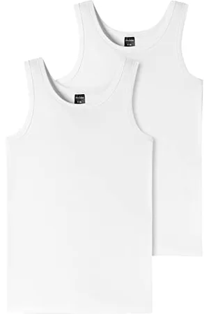 Schiesser Jungen Unterhemden Tanktops 2 Pack sous-vêtement, , 176 Garçon