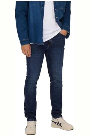 Only & Sons Onsloom Slim D. Blue 6749 DNM Jeans Noos, Bleu Denim foncé, 31 W/32 L Homme