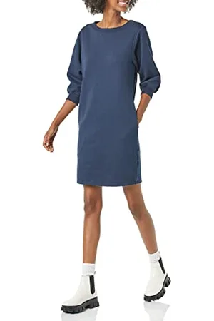 Amazon Robe Sweatshirt Coupe décontractée, col Rond, en Tissu Polaire (Grandes Tailles Disponibles) Femme, , S