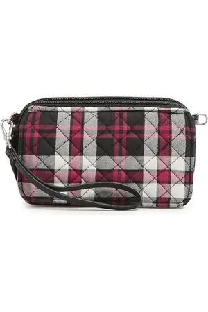 Vera Bradley Sacoche Bandoulière Tout-en-Un en Coton avec Protection RFID, , Taille Unique