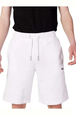 Fila Blehen Sweat Shorts, Blanc éclatant, M Homme