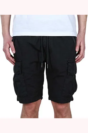 Alpha Industries Ripstop Jogger Short pour Hommes, Black