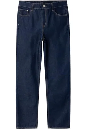 NAME IT Garçon Nlmnizza DNM Dad Pant Noos Jeans, Bleu, 8 Ans EU