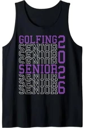 Class of 2026 Graduation Shirts Golf Senior Golf de nuit Senior 2026 Graduation 86 Débardeur
