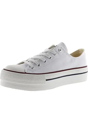 victoria Basket Basse Tribu Toile & Double Plateforme 1061100 pour Filles Blanco 30
