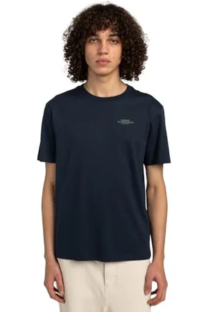 Element Skateboard Co - T-Shirt à Manches Courtes - Homme - Bleu.